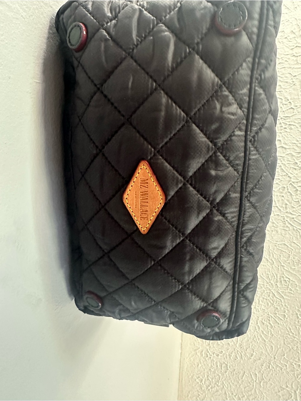 MZ Wallace Small Sutton Quilted Black Nylon Tote - Picture 3 of 14